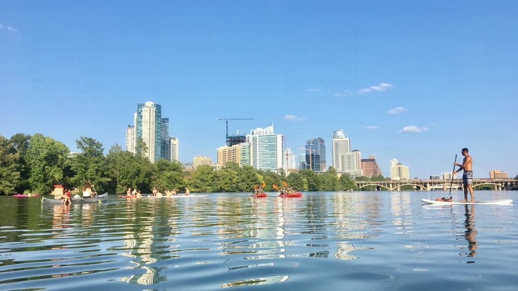 Lady Bird Lake, Town Lake - Downtown Austin Texas