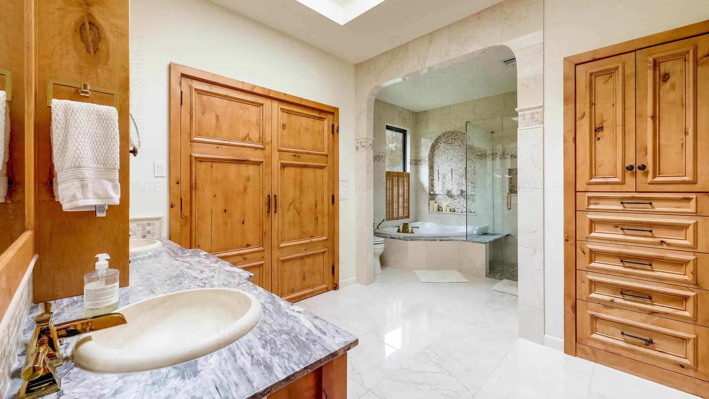 smoky ridge bathroom storage double vanity tub shower