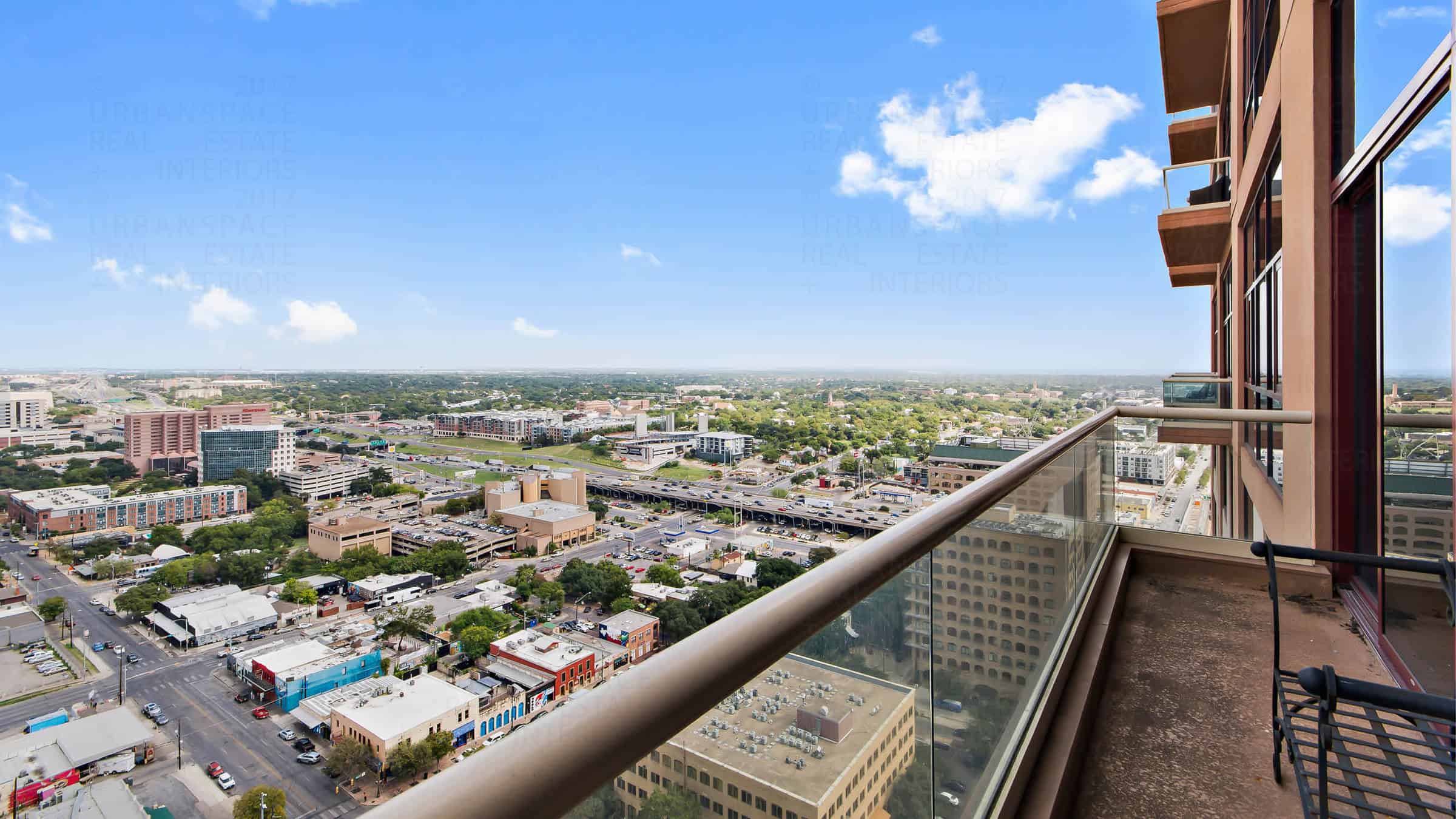 balcony view 5 fifty five downtown condo