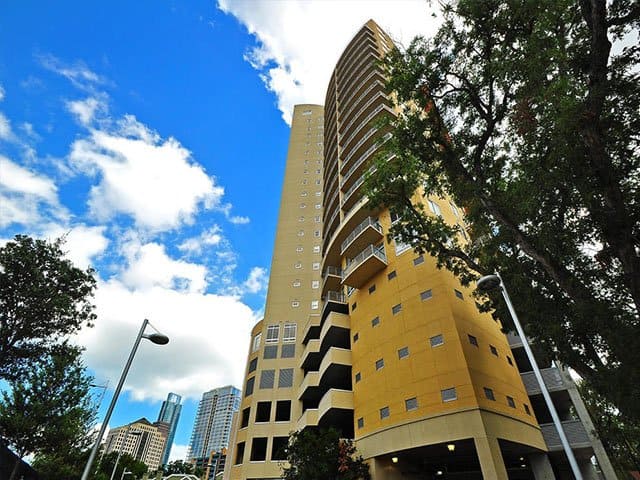 the shore downtown austin condo street view