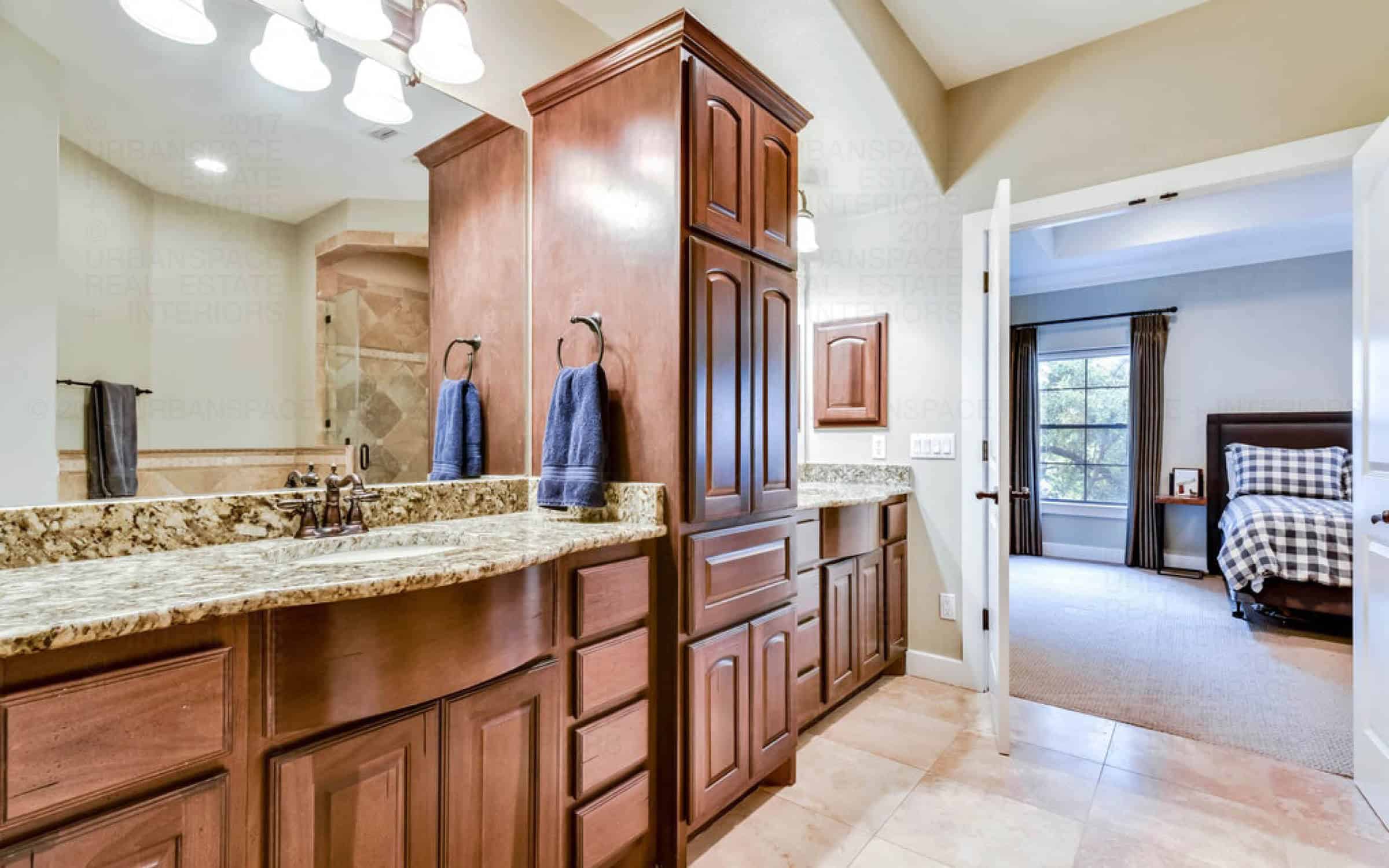 bathroom two sinks liberty park austin house