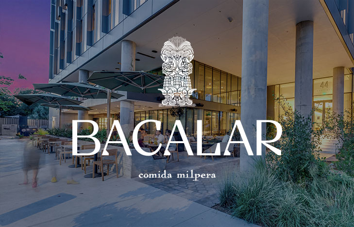 Bacalar restaurant exterior with logo